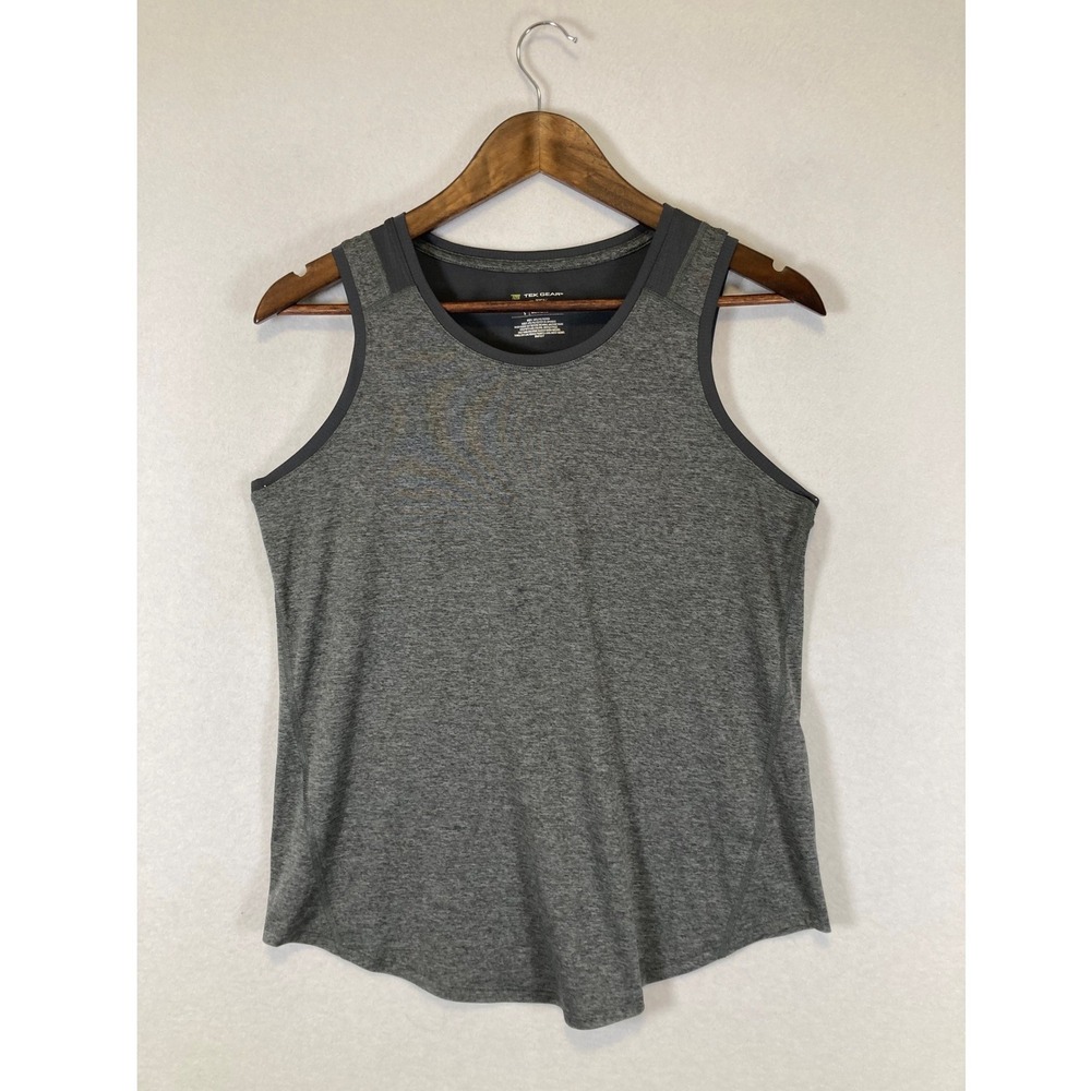 Activewear Tek Gear Womens Small Gray DryTek Mesh Back Workout Tank Top